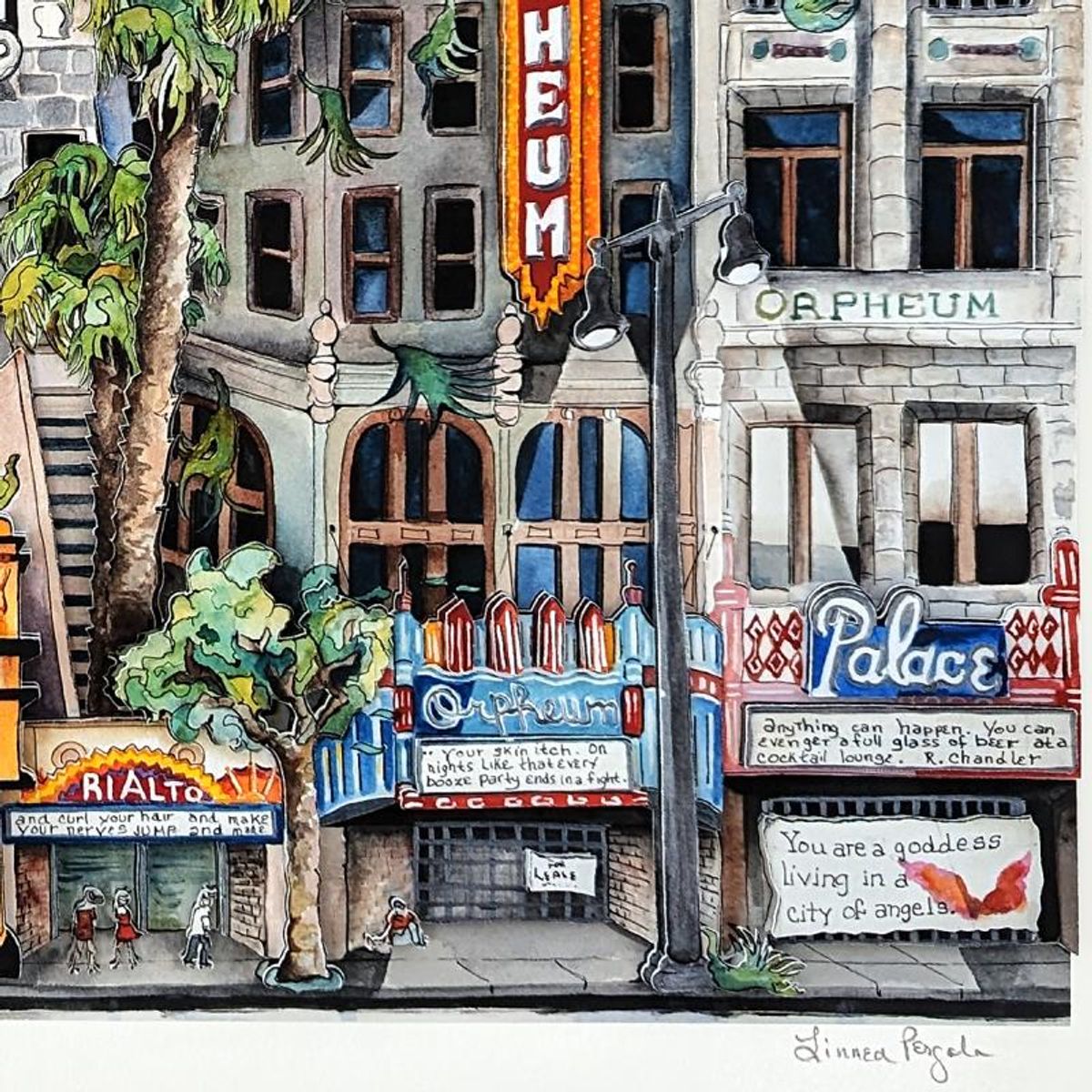 Linnea Pergola, "After the Santa Anas" 3D Limited Edition, Hand Signed with Letter of Authenticity.