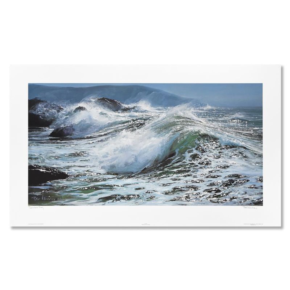 Peter Ellenshaw (1913-2007), "Big Sur" Limited Edition Lithograph, Numbered and Hand Signed with Letter of Authenticity.