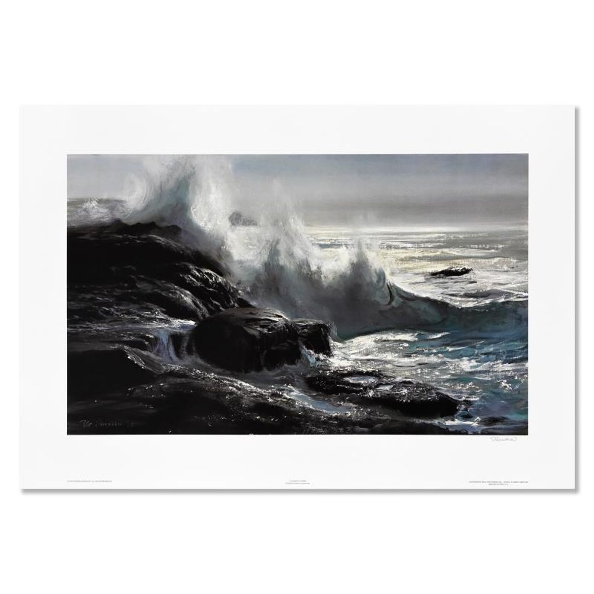 Peter Ellenshaw (1913-2007), "Clearing Storm" Limited Edition Lithograph, Numbered and Hand Signed with Letter of Authenticity.