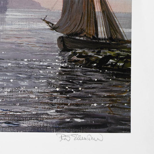 Peter Ellenshaw (1913-2007), "The Great Age of Sail" Limited Edition Lithograph, Numbered and Hand Signed with Letter of Authenticity.