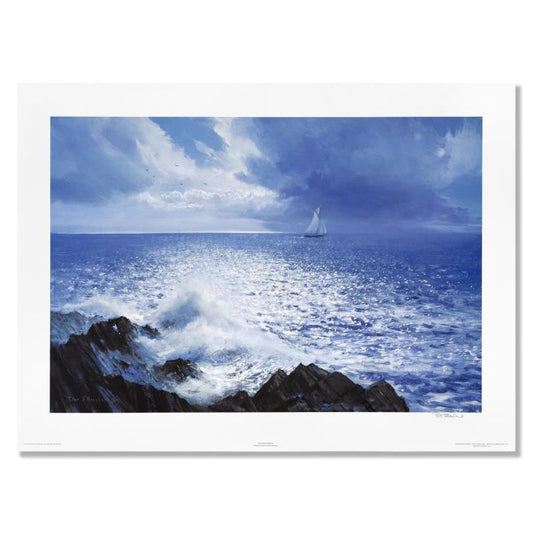 Peter Ellenshaw (1913-2007), "Solitary Mariner" Limited Edition Lithograph, Numbered and Hand Signed with Letter of Authenticity.