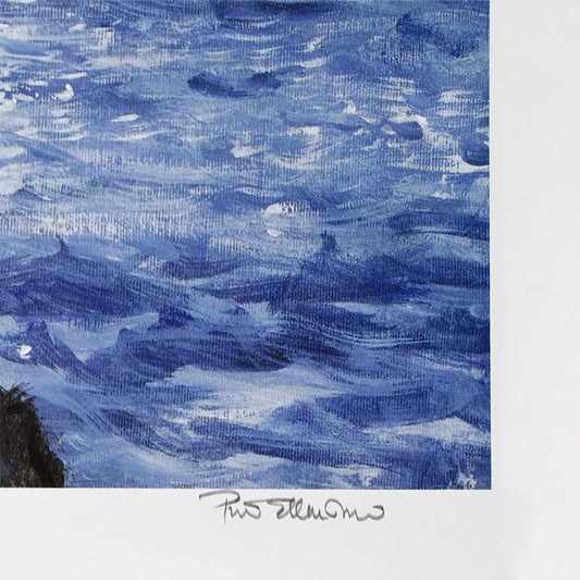 Peter Ellenshaw (1913-2007), "Solitary Mariner" Limited Edition Lithograph, Numbered and Hand Signed with Letter of Authenticity.