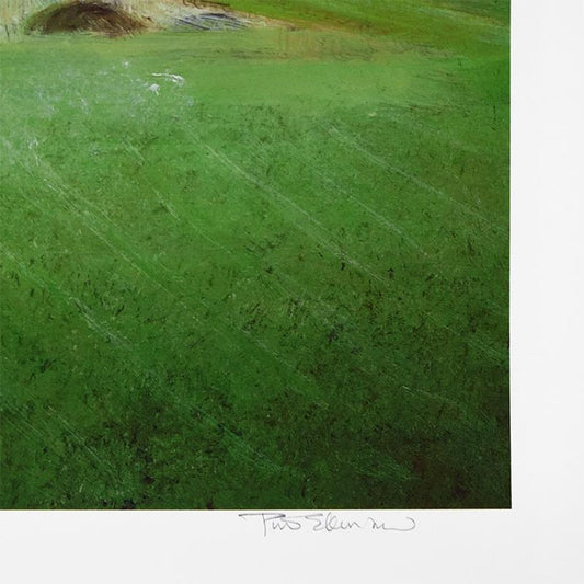 Peter Ellenshaw (1913-2007), "13th Hole at Augusta" Limited Edition Lithograph, Numbered and Hand Signed with Letter of Authenticity.