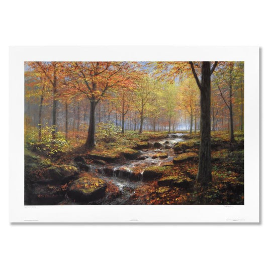 Peter Ellenshaw (1913-2007), "Autumn Gold Rush" Limited Edition Lithograph, Numbered and Hand Signed with Letter of Authenticity.