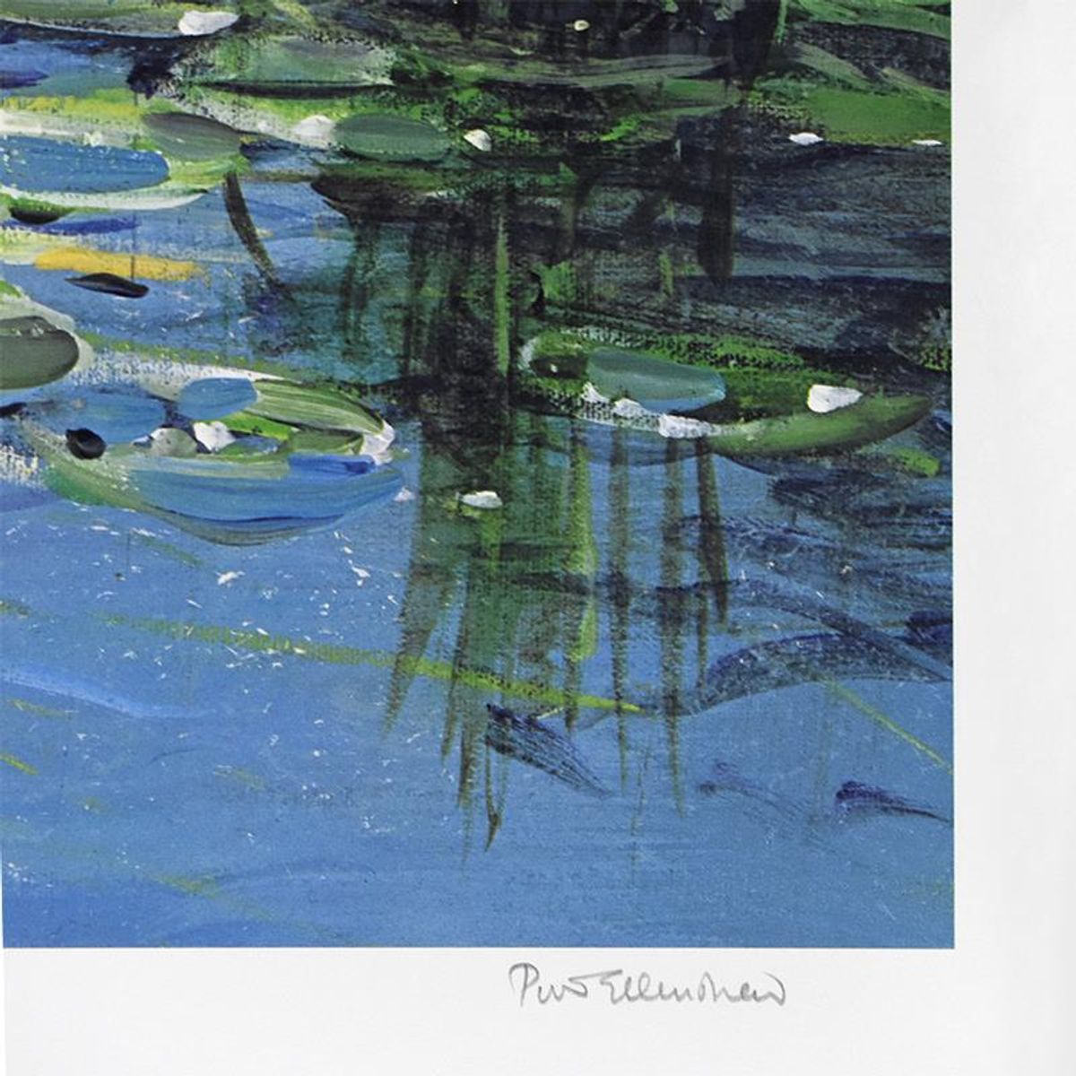 Peter Ellenshaw (1913-2007), "Monet's Bridge" Limited Edition Lithograph, Numbered and Hand Signed with Letter of Authenticity.