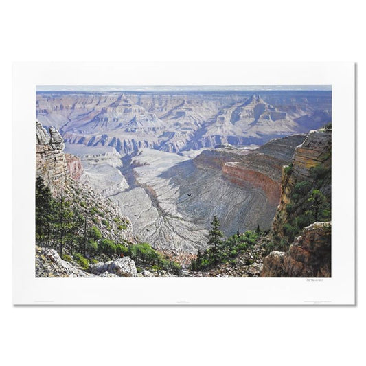 Peter Ellenshaw (1913-2007), "Grand Flight" Limited Edition Lithograph, Numbered and Hand Signed with Letter of Authenticity.