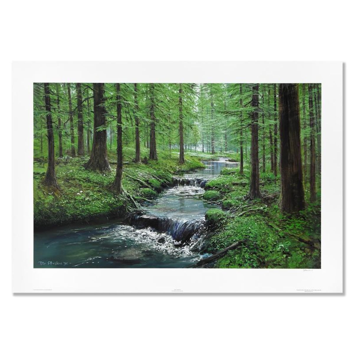 Peter Ellenshaw (1913-2007), "Spring Serenity" Limited Edition Lithograph, Numbered and Hand Signed with Letter of Authenticity.