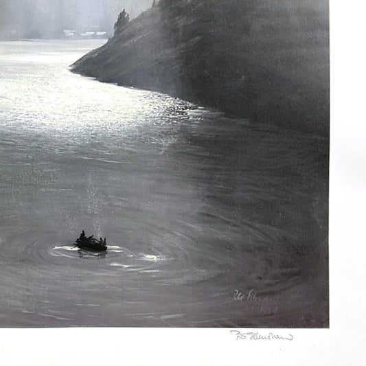 Peter Ellenshaw (1913-2007), "Moonlight" Limited Edition Lithograph, Numbered and Hand Signed with Letter of Authenticity. (Disclaimer)