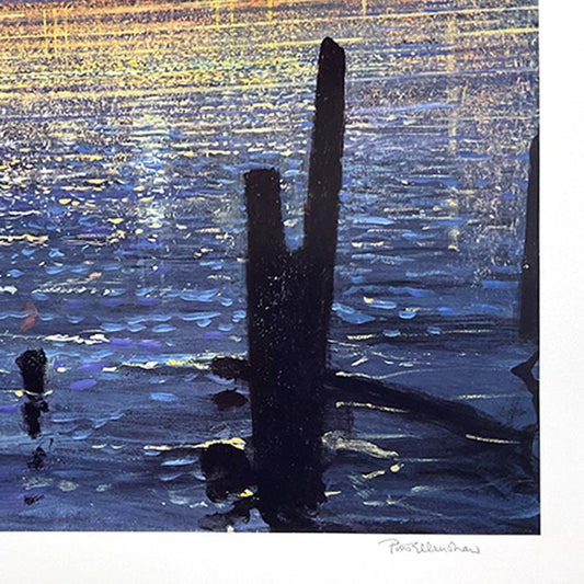 Peter Ellenshaw (1913-2007), "The Glisten of New York" Limited Edition Lithograph, Numbered and Hand Signed with Letter of Authenticity. (Disclaimer)
