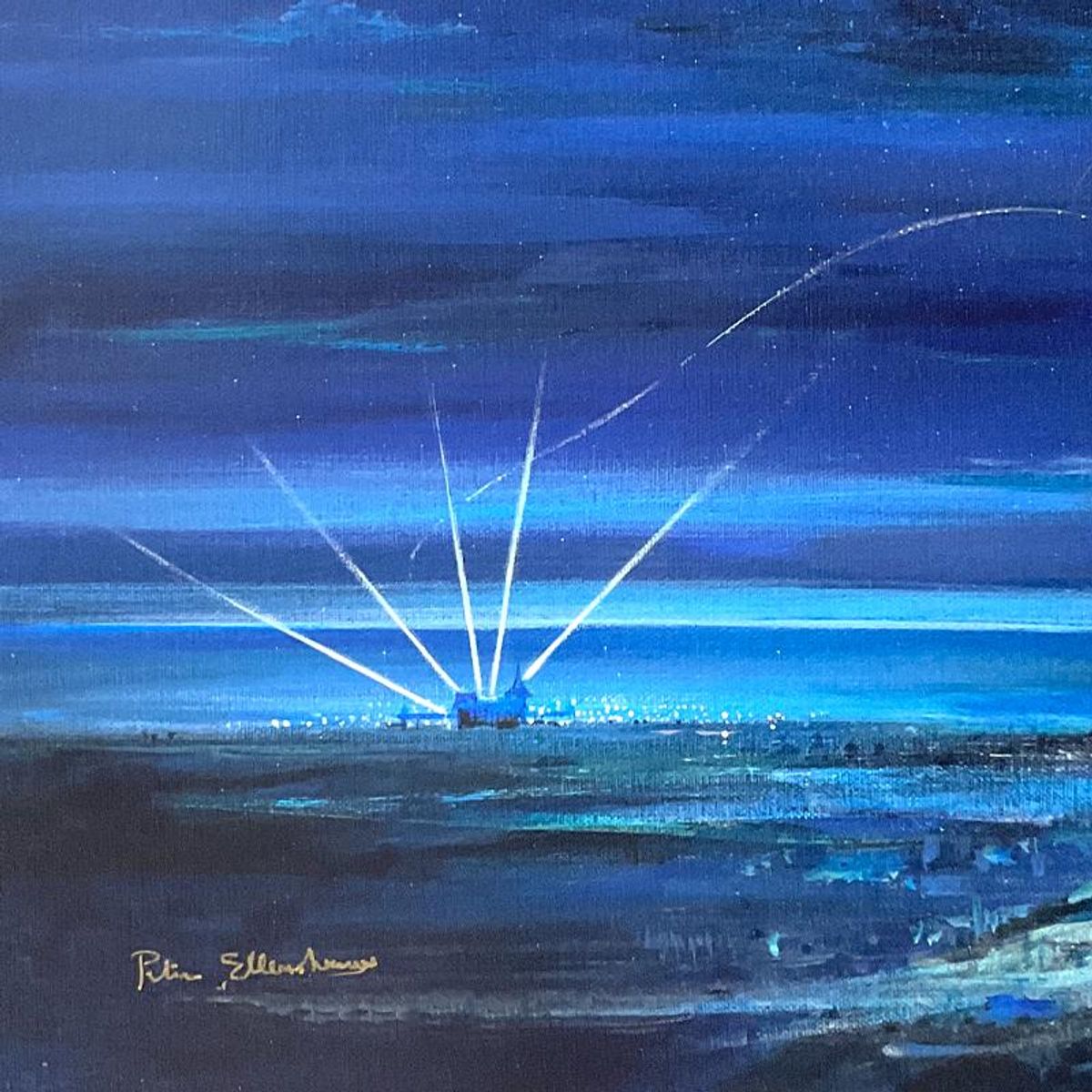 Peter (1913-2007) & Harrison Ellenshaw, "Gold Castle" Limited Edition Proof on Canvas from Disney Fine Art, Numbered and Hand Signed with Letter of Authenticity