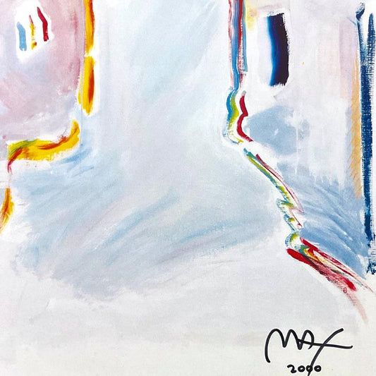 Peter Max, "Statue of Liberty II" Framed Hand Signed Offset Lithograph with Letter of Authenticity.