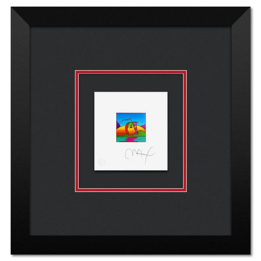 Peter Max, "Sail Profile" Framed Limited Edition Lithograph, Numbered and Hand Signed with Certificate of Authenticity