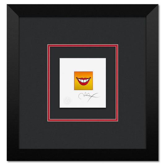 Peter Max, "Smile" Framed Limited Edition Lithograph, Numbered and Hand Signed with Certificate of Authenticity.