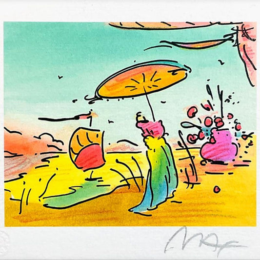 Peter Max, "Sage, Sailboat and Vase Series I" Framed Limited Edition Lithograph, Numbered and Hand Signed with Certificate of Authenticity