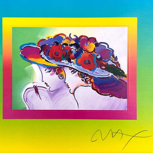 Peter Max, "Friends on Blends" Framed Limited Edition Lithograph, Numbered and Hand Signed with Certificate of Authenticity.