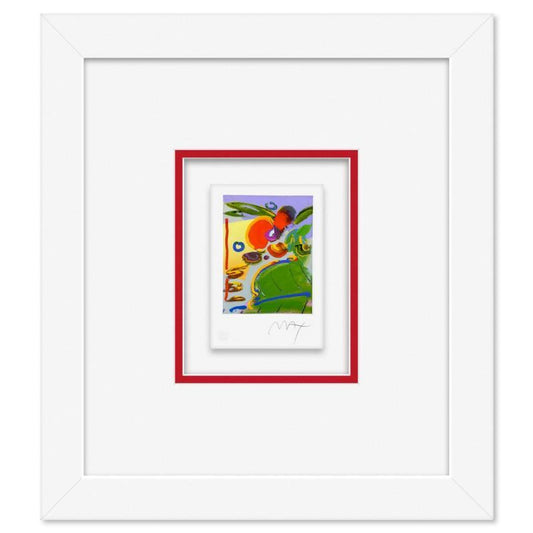 Peter Max, "Abstract Vase of Flowers" Framed Limited Edition Lithograph, Numbered and Hand Signed with Certificate of Authenticity