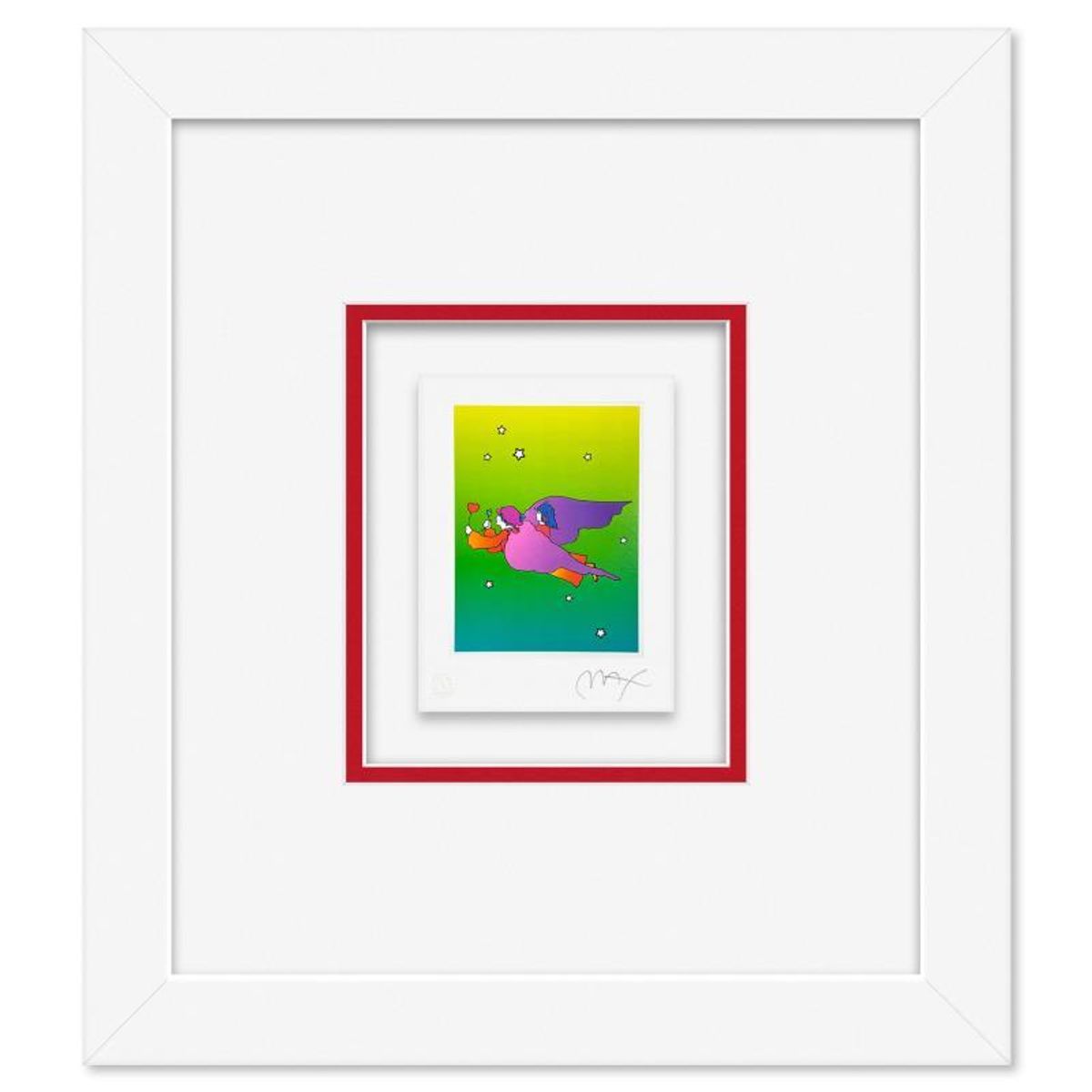 Peter Max, "The Highest Mountain Detail" Framed Limited Edition Lithograph, Numbered and Hand Signed with Certificate of Authenticity