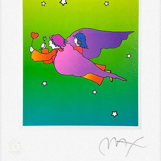 Peter Max, "The Highest Mountain Detail" Framed Limited Edition Lithograph, Numbered and Hand Signed with Certificate of Authenticity