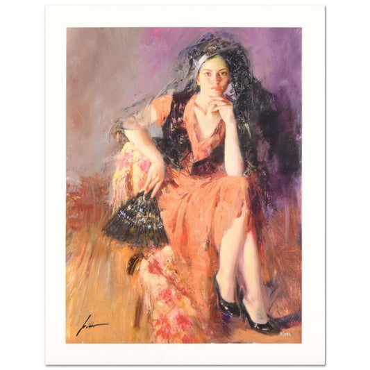 Pino (1939-2010) "Dreaming Madrid" Limited Edition Giclee. Numbered and Hand Signed; Certificate of Authenticity.