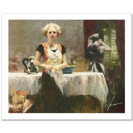 Pino (1939-2010) "In The Late Evening" Limited Edition Giclee. Numbered and Hand Signed; Certificate of Authenticity.