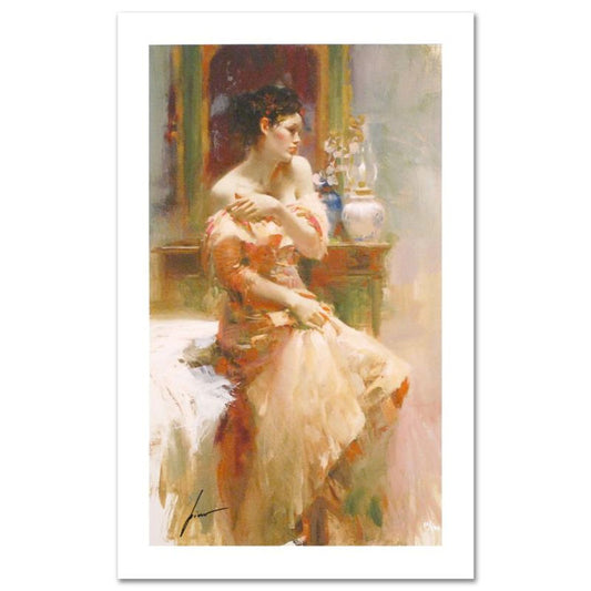 Pino (1939-2010) "Silk Taffeta" Limited Edition Giclee. Numbered and Hand Signed; Certificate of Authenticity.