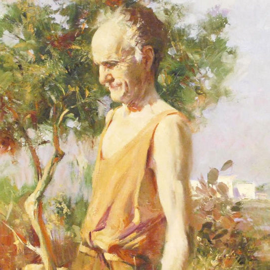 Pino (1939-2010), "Afternoon Chores" Limited Edition on Canvas, Numbered and Hand Signed with Certificate of Authenticity.