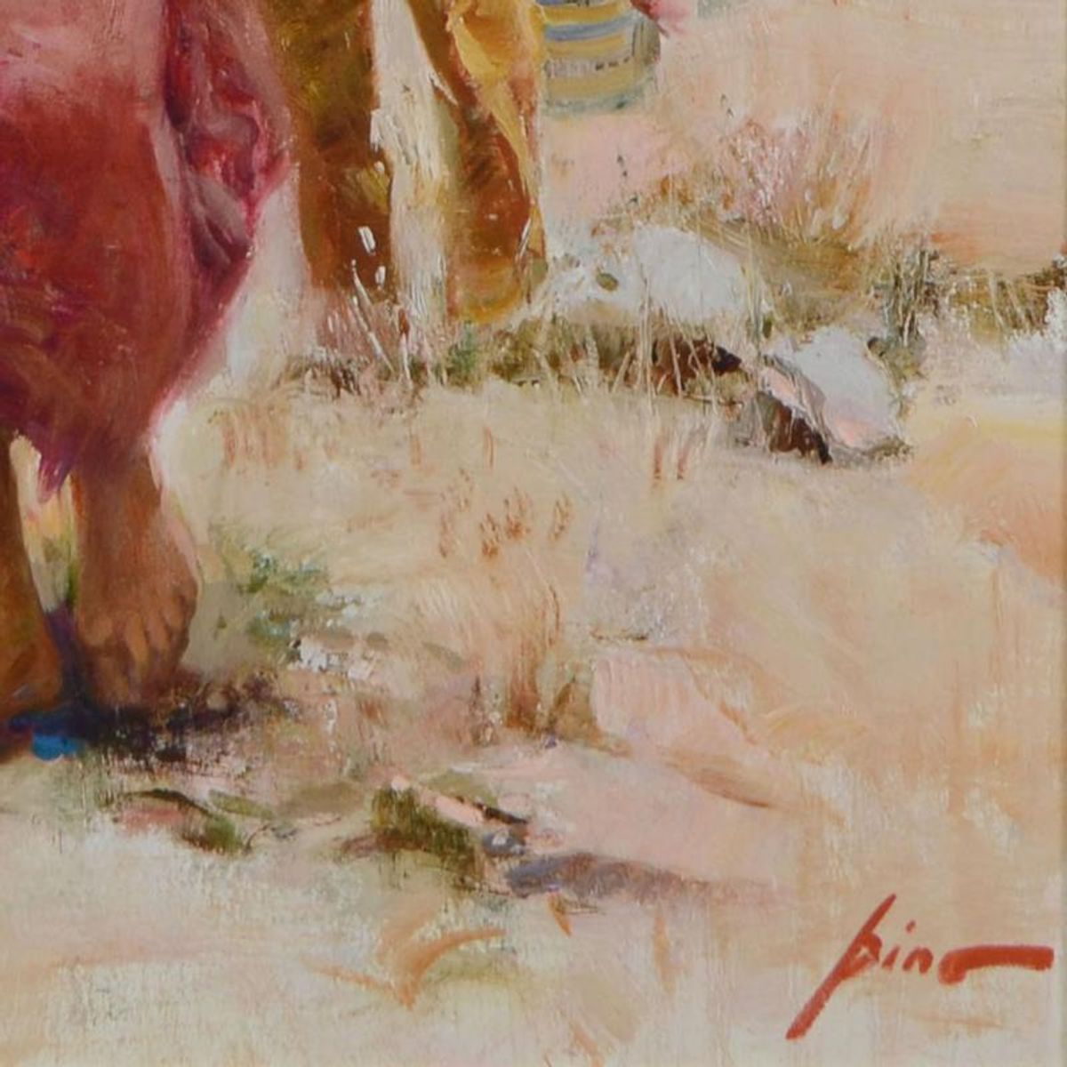 Pino (1939-2010), "Sea Spray" Framed Limited Edition Hand Embellished Giclee on Canvas. Numbered and Hand Signed with Certificate of Authenticity.