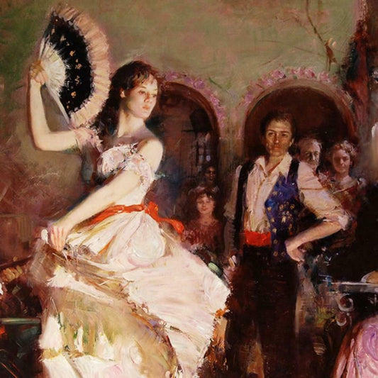 Pino (1939-2010), "The Last Dance" Hand Embellished Limited Edition on Canvas (46" x 38"), Numbered and Hand Signed with Certificate of Authenticity.