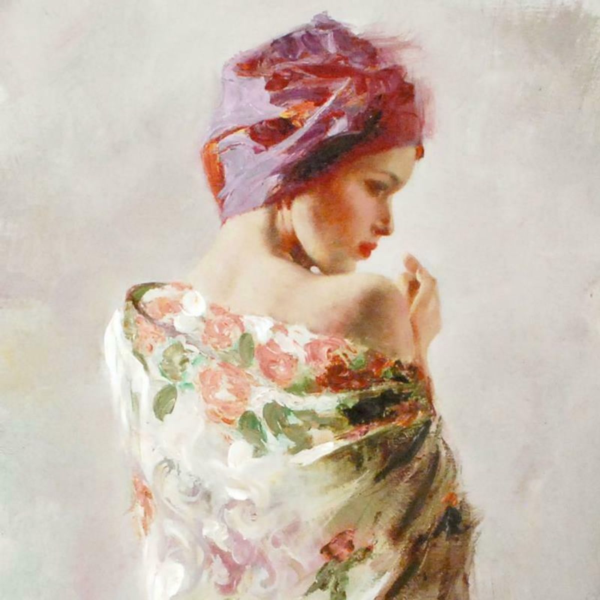 Pino (1939-2010), "Reflections" Hand Embellished Limited Edition on Canvas (20" x 40"), Numbered and Hand Signed with Certificate of Authenticity.