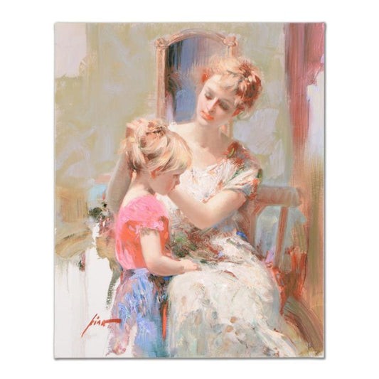 Pino (1939-2010), "The Recital" Hand Embellished Limited Edition on Canvas, Numbered and Hand Signed with Certificate of Authenticity.