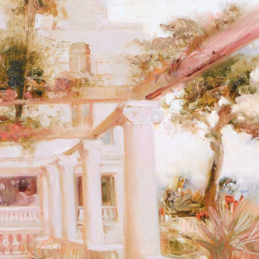 Pino (1939-2010), "Villa Sorrento" Hand Embellished Limited Edition on Canvas, Numbered and Hand Signed with Certificate of Authenticity.