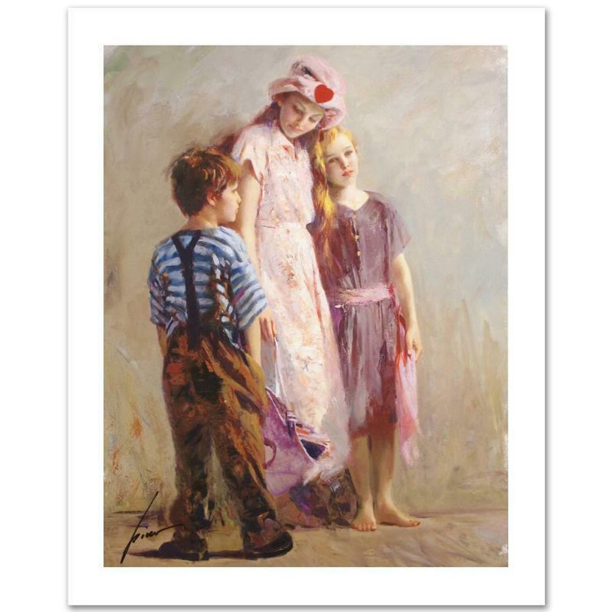 Pino (1939-2010), "The Spirit of Love" Hand Signed Limited Edition with Certificate of Authenticity.