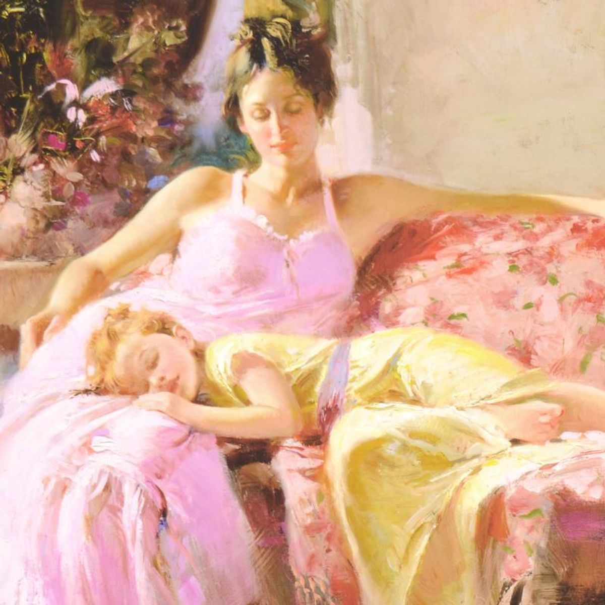 Pino (1939-2010) "A Place In My Heart" Limited Edition Giclee. Numbered and Hand Signed; Certificate of Authenticity.