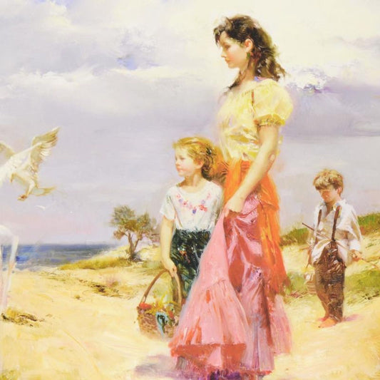 Pino (1939-2010) "Birds of Paradise" Limited Edition Giclee. Numbered and Hand Signed; Certificate of Authenticity.