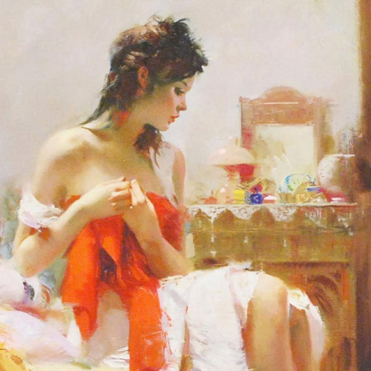 Pino (1939-2010) "Expectations" Limited Edition Giclee. Numbered and Hand Signed; Certificate of Authenticity.