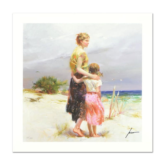 Pino (1939-2010) "Summer's Breeze" Limited Edition Giclee. Numbered and Hand Signed; Certificate of Authenticity.