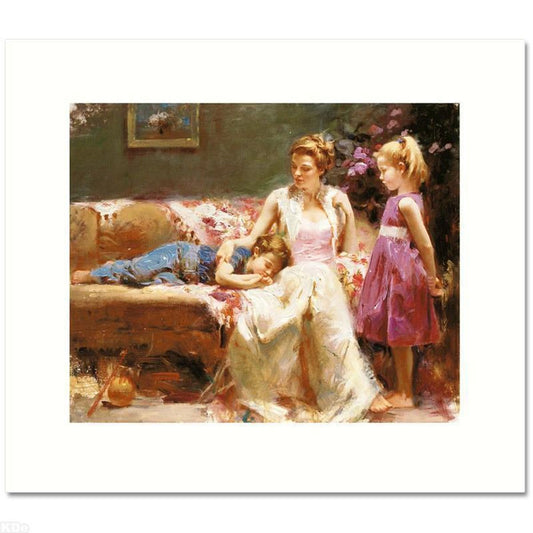 Pino (1939-2010) "A Time to Remember" Limited Edition on Canvas, Numbered and Hand Signed with Certificate of Authenticity.