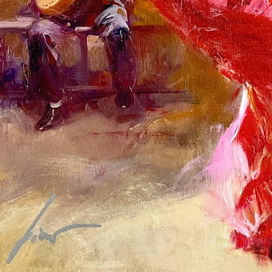 Pino (1939-2010) "The Main Attraction" Limited Edition on Canvas, Numbered and Hand Signed with Certificate of Authenticity.