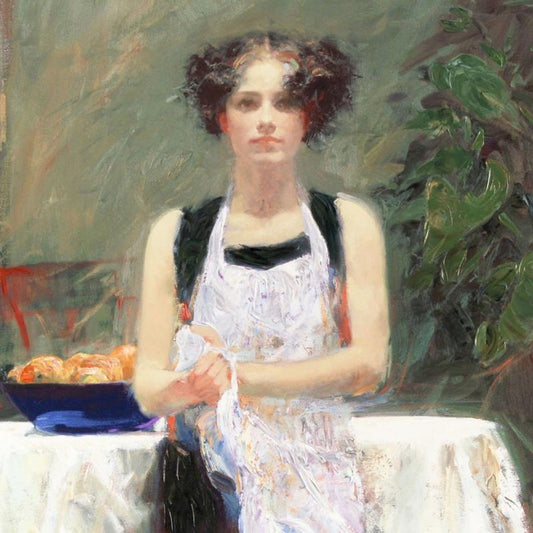 Pino (1939-2010) "Ester" Limited Edition on Canvas, Numbered and Hand Signed with Certificate of Authenticity.