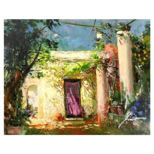 Pino (1939-2010) "In the Shadows" Limited Edition on Canvas, Numbered and Hand Signed with Certificate of Authenticity.