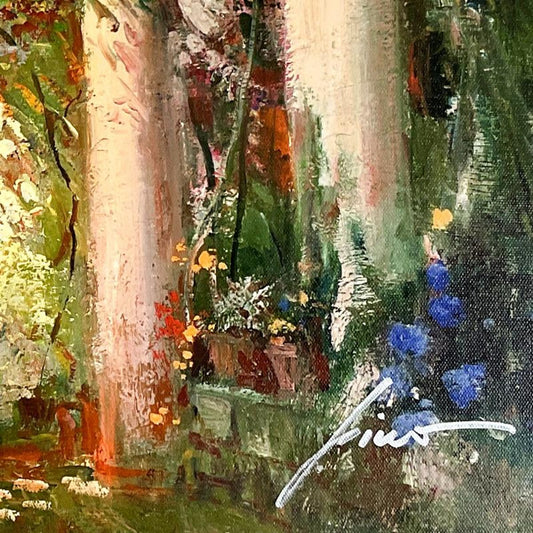 Pino (1939-2010) "In the Shadows" Limited Edition on Canvas, Numbered and Hand Signed with Certificate of Authenticity.