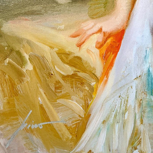 Pino (1939-2010) "Surrender Your Heart" Limited Edition on Canvas, Numbered and Hand Signed with Certificate of Authenticity.