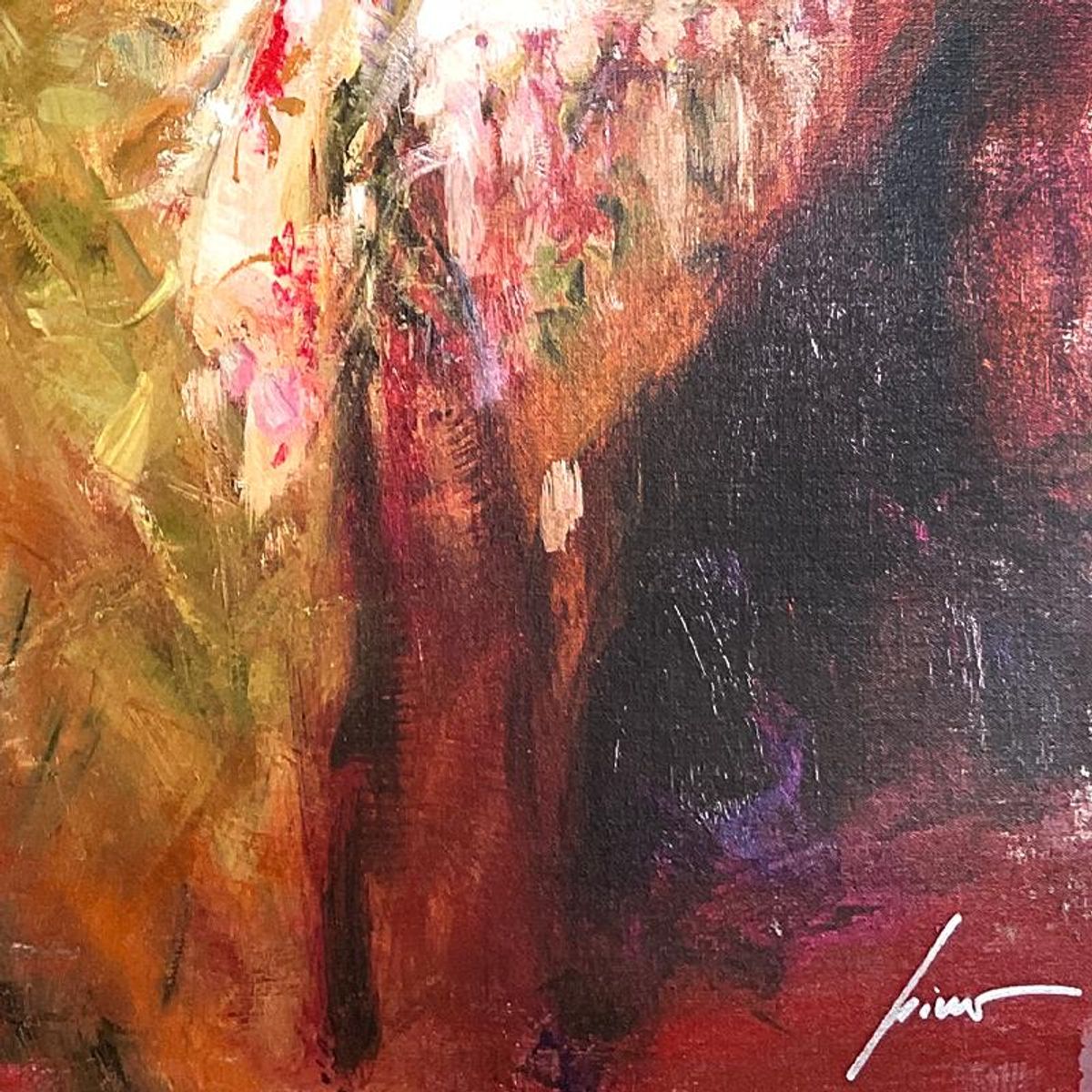 Pino (1939-2010) "A Pause" Limited Edition on Canvas, Numbered and Hand Signed with Certificate of Authenticity.