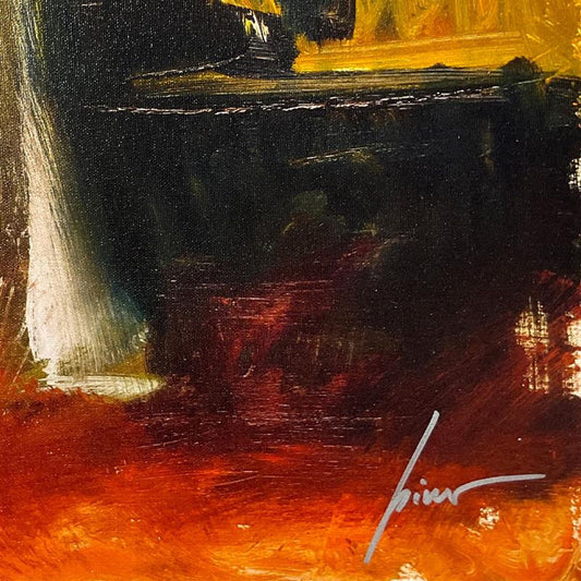 Pino (1939-2010) "Estelle" Limited Edition on Canvas, Numbered and Hand Signed with Certificate of Authenticity.