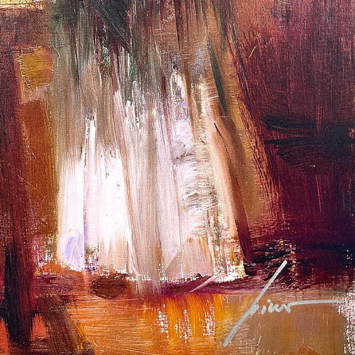 Pino (1939-2010), "Secret Sharer" Limited Edition on Canvas, Numbered and Hand Signed with Certificate of Authenticity.