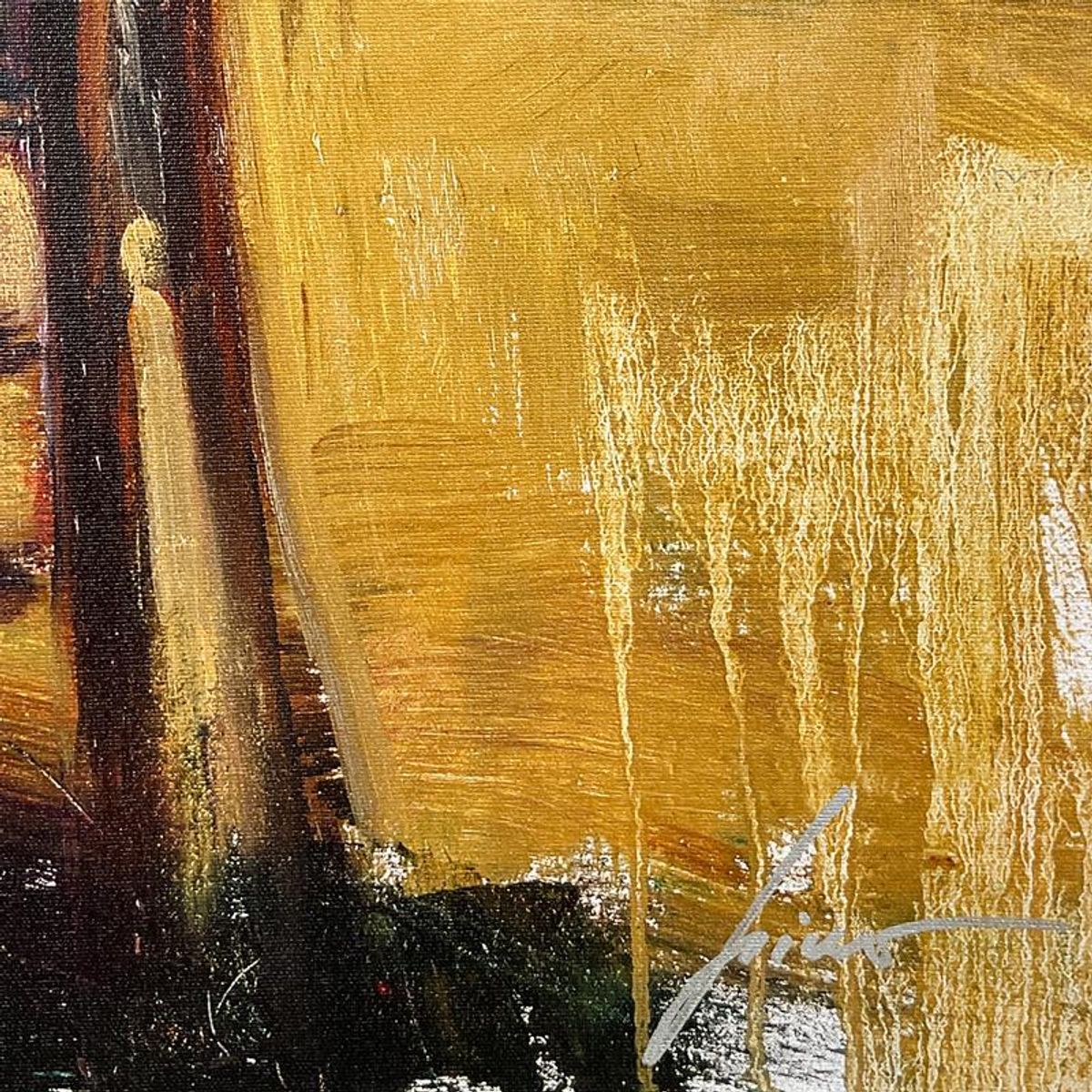 Pino (1939-2010), "Sisters" Limited Edition on Canvas, Numbered and Hand Signed with Certificate of Authenticity.