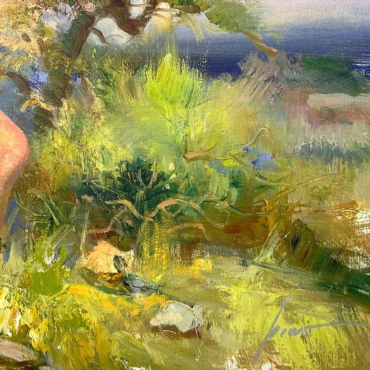 Pino (1939-2010), "Long Way Home" Limited Edition on Canvas, Numbered and Hand Signed with Certificate of Authenticity.