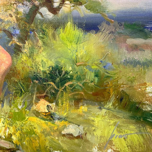 Pino (1939-2010), "Long Way Home" Limited Edition on Canvas, Numbered and Hand Signed with Certificate of Authenticity.