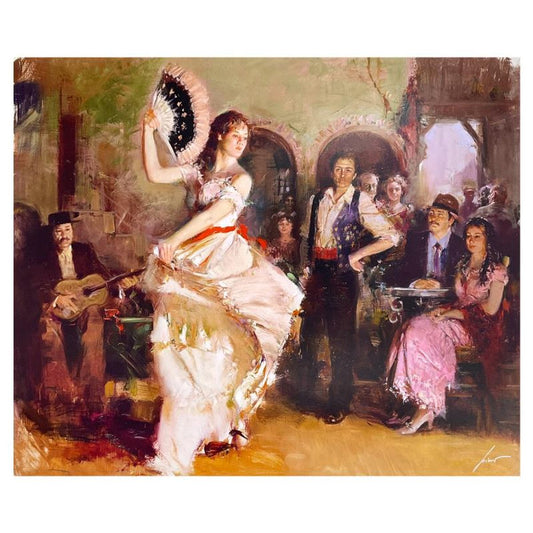 Pino (1939-2010), "The Last Dance" Limited Edition on Canvas, Numbered and Hand Signed with Certificate of Authenticity.
