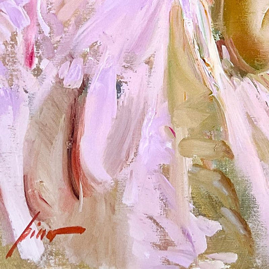 Pino (1939-2010) "Birthday Girl" Hand Embellished Limited Edition on Canvas, Numbered and Hand Signed with Certificate of Authenticity.